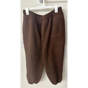 Comfrt brown jogger pants